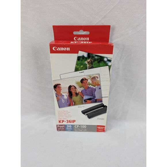 Canon KP-108IP - Color Ink Cassettes + Color Print Paper Set - (KP-36IP x3) NEW - Picture 1 of 12